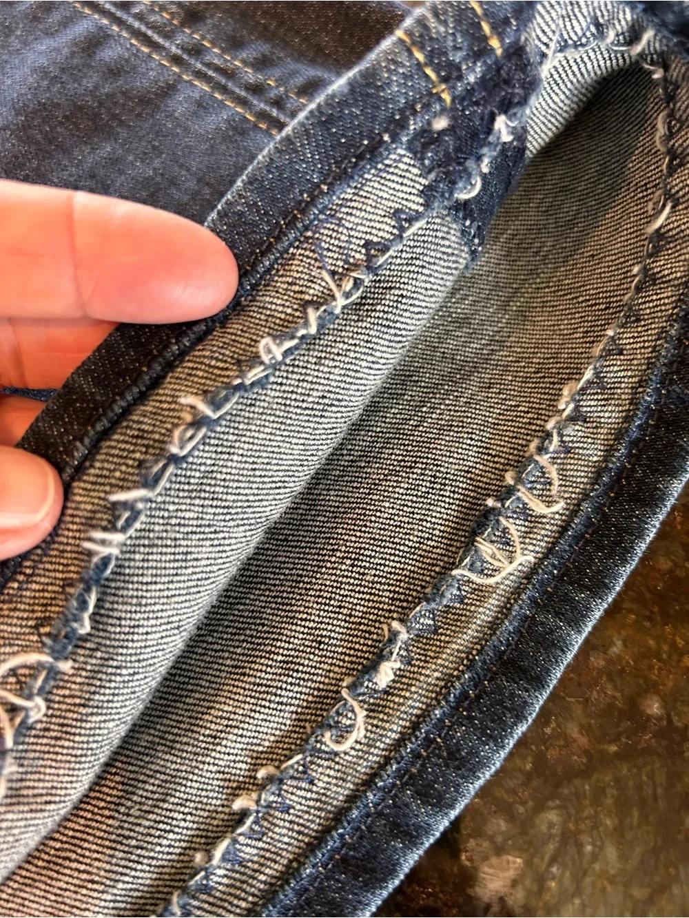 Hudson Low Rise Flare Leg Dark Wash Jeans SZ 27. Y2K. Made in Mexico. Classic - Picture 11 of 13